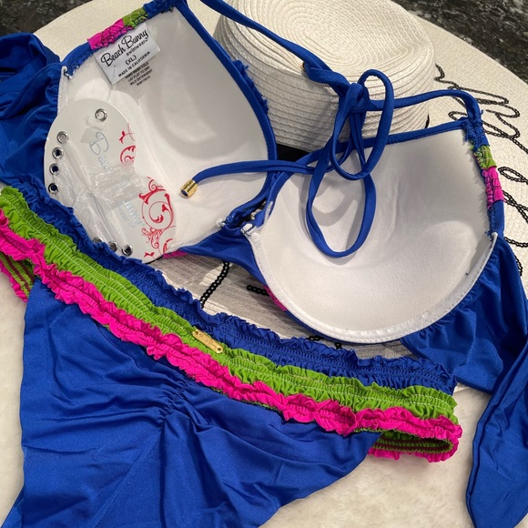 NWT  Beach bunny bikini push up XL/L set - Picture 4 of 16
